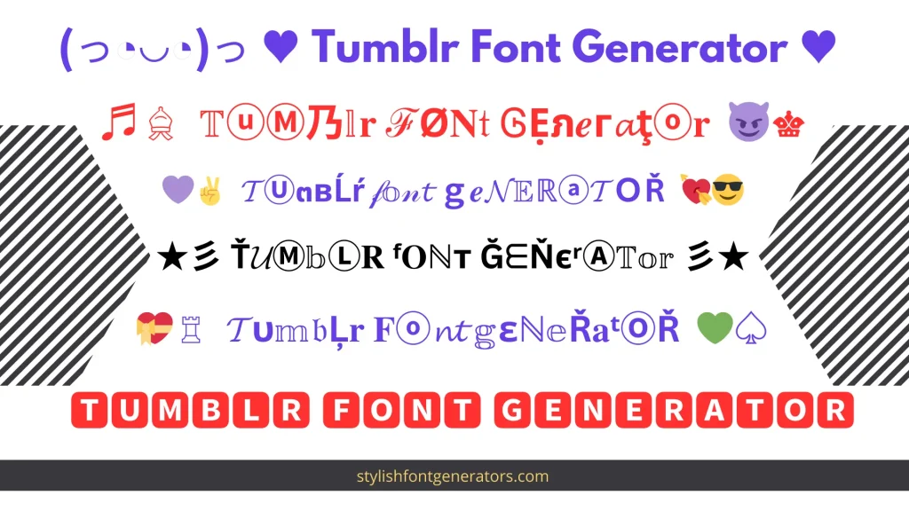 Tumblr Font Generator